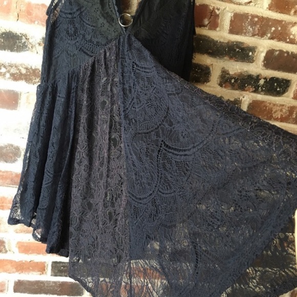 Free People - Don’t You Dare Lace Shift Dress - Picture 5 of 7